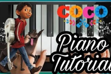 Recuérdame, Piano Tutorial, Película Coco, música, piano, partituras, notas, tutorial de piano, Disney, Pixar.